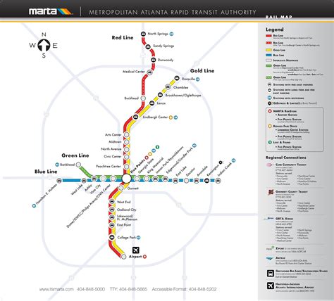 Submission Unofficial Marta Atlanta Ga Map By Transit