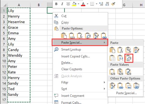 How To Move Data From Column S To Row S Or Vice Versa In Excel