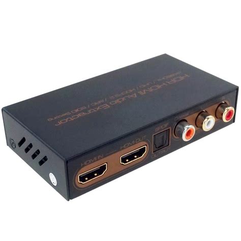 Hdmi Audio Extractor Toslink Coaxial Audio Rca 4k60hz