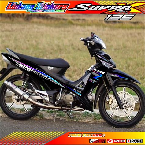 Striping VARIATION HONDA SUPRA X 125 สตกเกอร LIST MOTORCYCLE HONDA