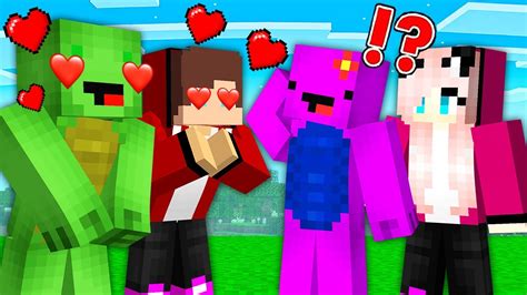 Mikey JJ Fell In Love With Their Sisters In Minecraft Maizen YouTube