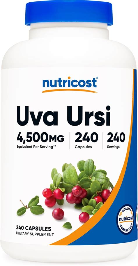 Amazon Nature S Way Premium Extract Uva Ursi 666 Mg Per 2