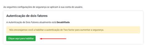 Como Ativar Autentica O De Dois Fatores Na Rea Do Cliente