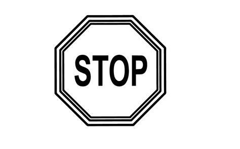 Stop Sign Template Printable Clipart 2 Wikiclipart