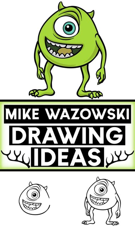 12 Mike Wazowski Drawing Ideas - Craftsy