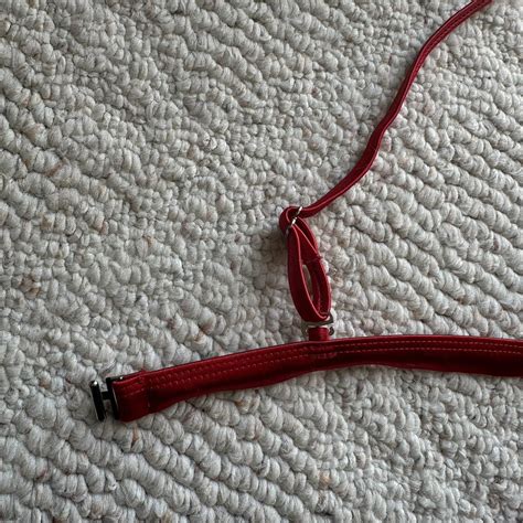 Red Bikini Velvet Material Padding Can Come Out Depop