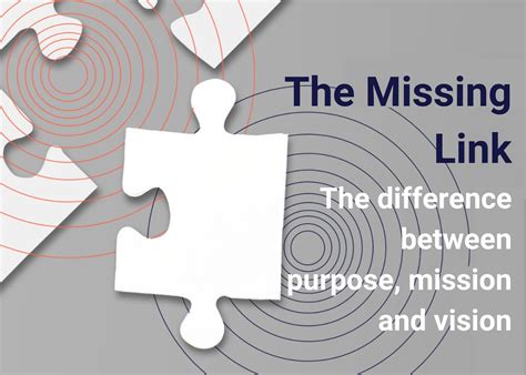 The Difference Between Purpose Mission And Vision