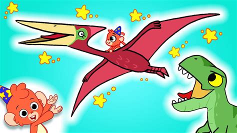 Club Baboo | Building a Pterodactylus | Dinosaurs for Kids - YouTube