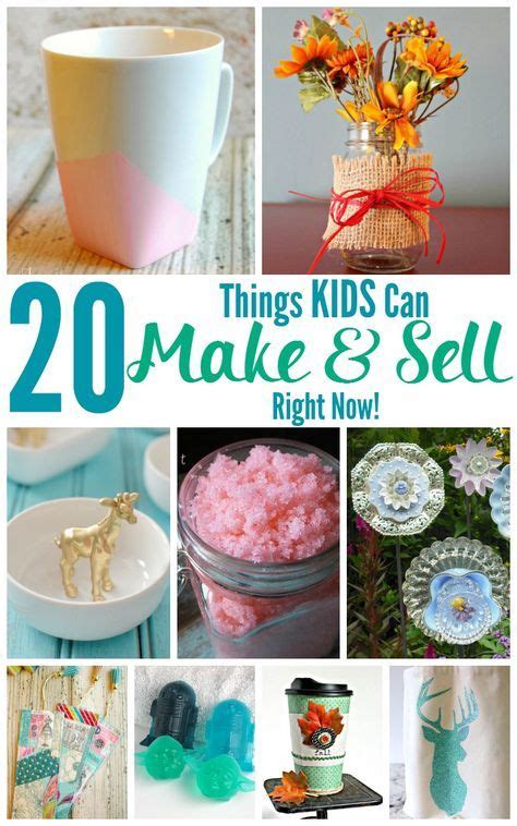 20 Things Kids Can Make And Sell Right Now Easy Crafts To Sell