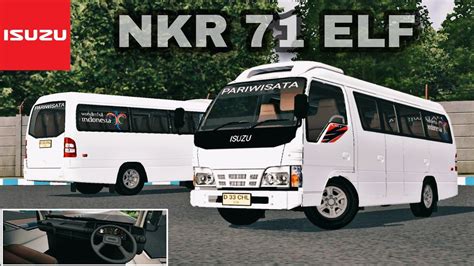 Isuzu Nkr Elf Microbus Mod Bussid Detail Youtube