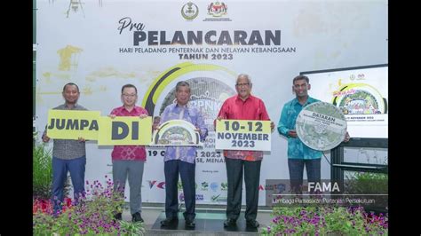 Majlis Pra Pelancaran Hari Peladang Penternak Nelayan Kebangsaan