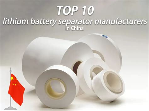 Top 10 Lithium Battery Separator Manufacturers In China Tycorun Battery Swap