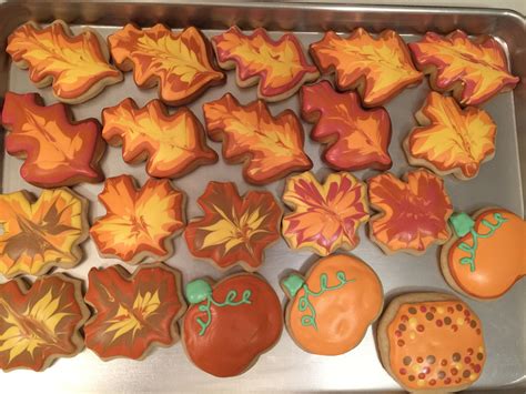 Marble Leaf Sugar Cookies With Royal Icing By Chrisy Screations Royal