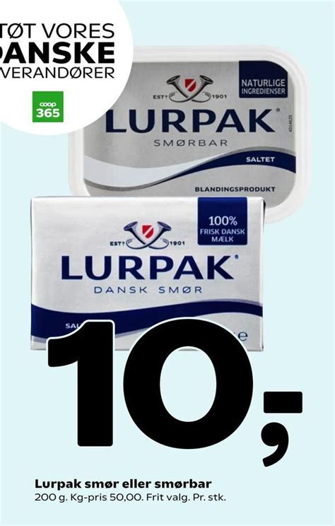 Lurpak Sm R Eller Sm Rbar Tilbud Hos Coop