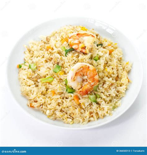 Shrimp Fried Rice Stock Image Image Of Menu Eggs Restaurant 36650313