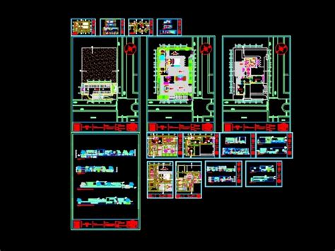 Museo Con Salas De Exposicion Y Exhibicion En AutoCAD Librería CAD