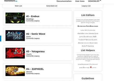 new demon list update | Fandom