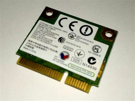 Tarjeta De Red Wifi Notebook Rtl Ce Toshiba Pa U Mpc