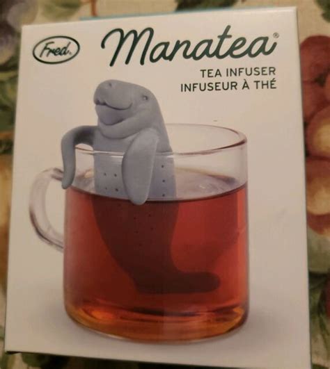 Fred Manatea 5148355 Manatee Tea Infuser Gray Silicone For Sale Online