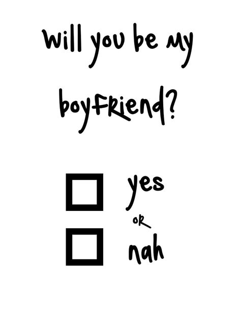 Will You Be My Boyfriend Yes Or Nah By Ninwiito Redbubble