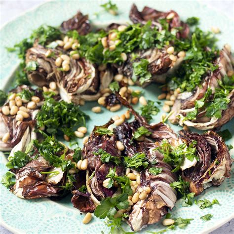 Balsamic Roasted Radicchio With Pine Nuts Cook Veggielicious