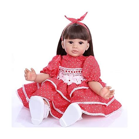 ZIYIUI Poupee Reborn 60 cm 24 Pouces Petite Fille Réaliste Reborn B