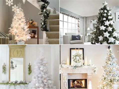 Decoración de navidad en blanco ideas originales 2021 EspacioHogar