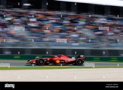 Melbourne Australia April Charles Leclerc Driving For