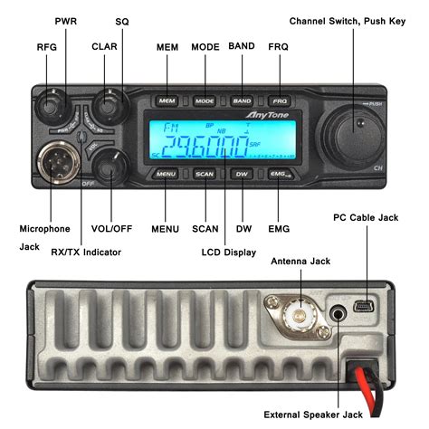 Anytone At Dmr Smart Cb Radio Ssb Fm Am Walkie Talkie Car