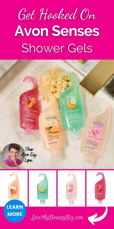 Avon Senses Shower Gel Silky Vanilla Cucumber Melon Blushing