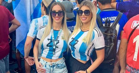 Watch Two Argentina Female Fans Go Topless During World Cup Finals And