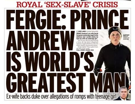 Prince Andrew S Alleged Sex Slave Claims Duke And Friends Mocked Fergie Behind Her Back The