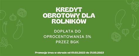 Promocyjny kredyt obrotowy Bank Spółdzielczy w Skórczu