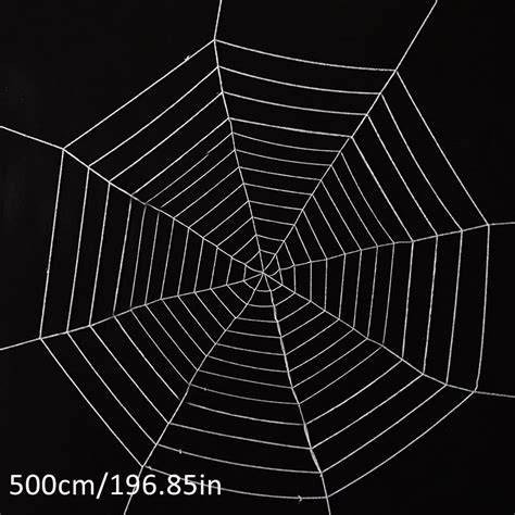 164 Ft Halloween Spider Web Outdoor Decor Giant Cobweb White