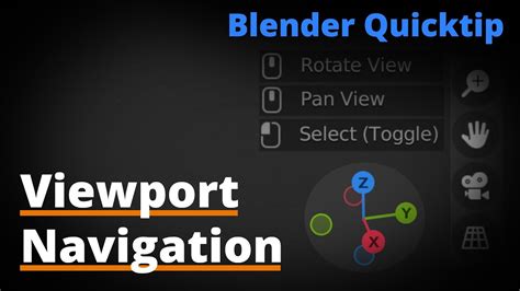 Blender Quicktip Viewport Navigation YouTube