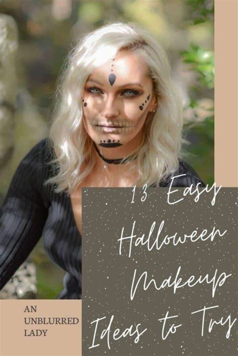 13 Easy Halloween Makeup Ideas To Try An Unblurred Lady