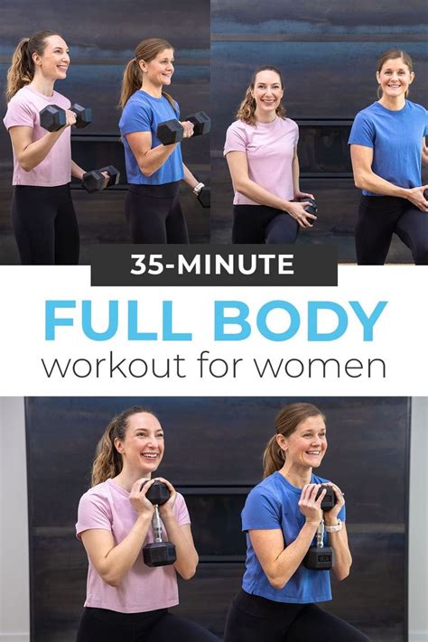 Minute Full Body Dumbbell Workout Video Nourish Move Love Full