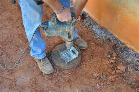 How To Attach Deck Post Bases To Concrete Footers