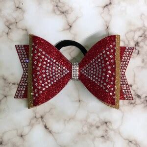 Tailless Cheer Bow Rhinestone Bow Competition Bows Team Bows Cheer