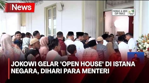 Prabowo Dan Sejumlah Menteri Hadiri Open House Di Istana Negara INews