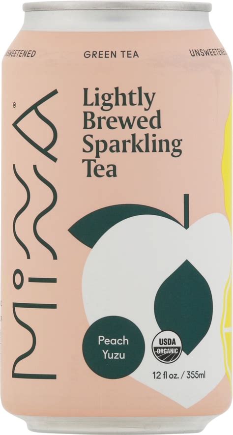 Minna Lightly Brewed Peach Yuzu Sparkling Tea Fl Oz Fl Oz Shipt