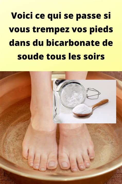 Voici Ce Qui Se Passe Si Vous Trempez Vos Pieds Dans Du Bicarbonate De