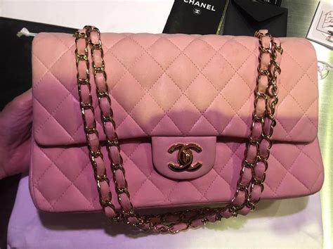 Authentic Light Medium Barbie Pink Chanel Flap Bag With Gold Hardware