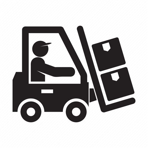 Box Forklift Logistics Shipping Warehouse Icon Download On Iconfinder