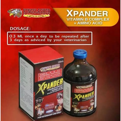 King Slasher Xpander Vitamin B Complexamino Acid X100ml Lazada Ph