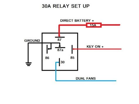 Electric Fan Relay Wiring Diagram