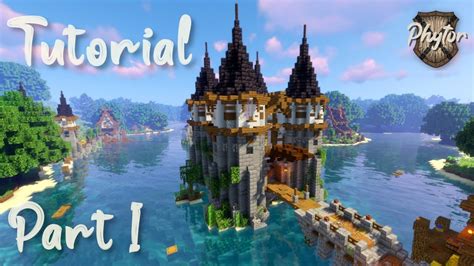 Minecraft Tutorial: How To Build A Medieval Castle! - Part 1 - YouTube