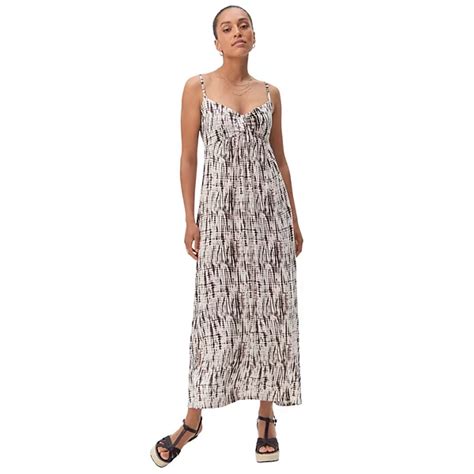 Ellos Womens Plus Size Knit Maxi Dress With Tie Bodice