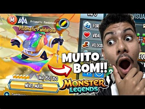 NÍVEL 150 Review do Prismatic Pandatone e batalhas no PvP Monster