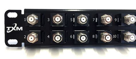 Rf Coax Cable F Type Coax Patch Panels Txm Manufacturing